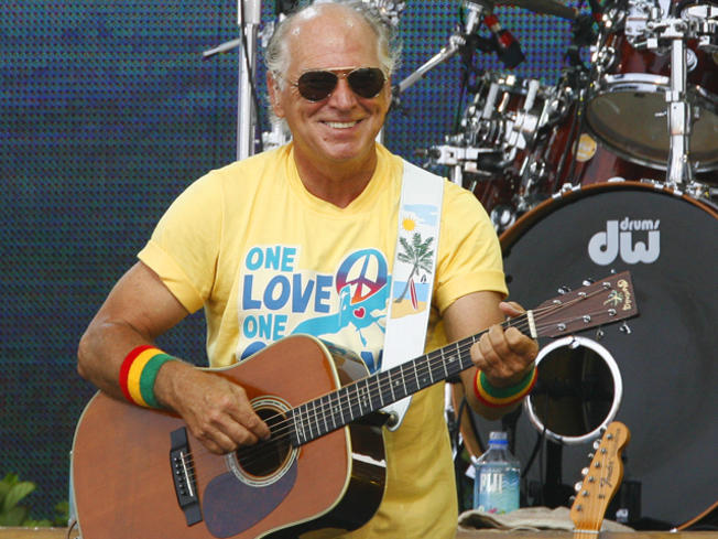Jimmy Buffett performs Sunday