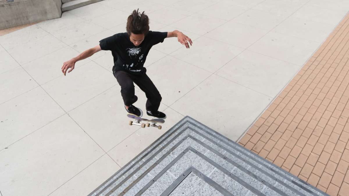  Head to Paine's Park to try out some of the skateable sculptures. (Photo courtesy of S. Weinik) 