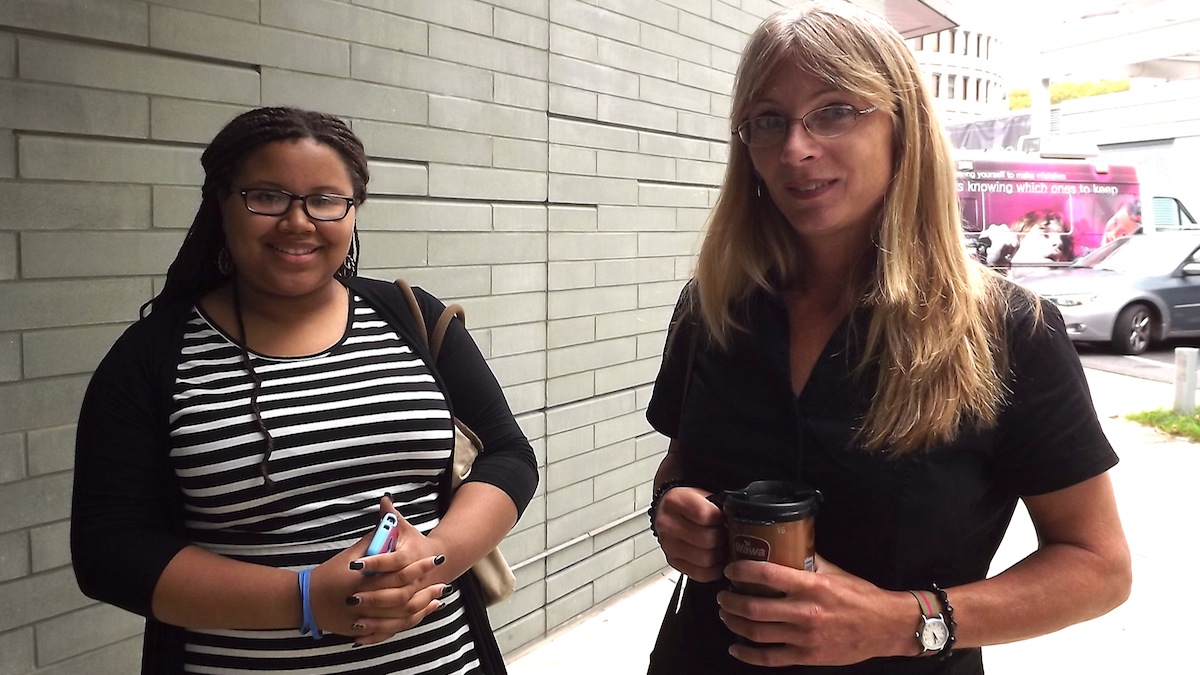 Josie Dillard (left) and Danielle Kreeger. (J. Woods/ The Pulse)