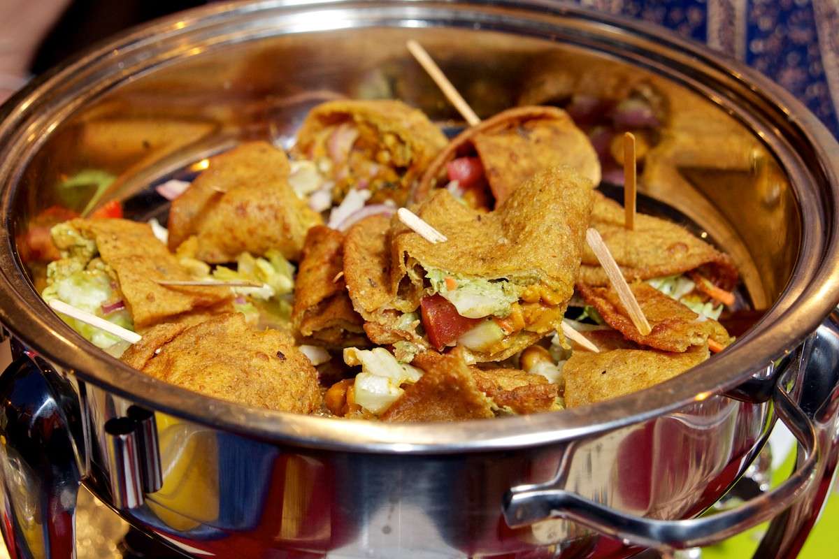  Jyoti Indian Bistro will be cooking up food for the fundraiser. Seen here is their kati roll. (Jana Shea/for NewsWorks, file) 