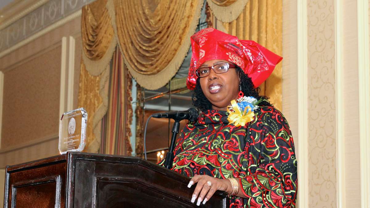  The National Council for Negro Women presented its Mary McLeod Bethune Award to Christine 