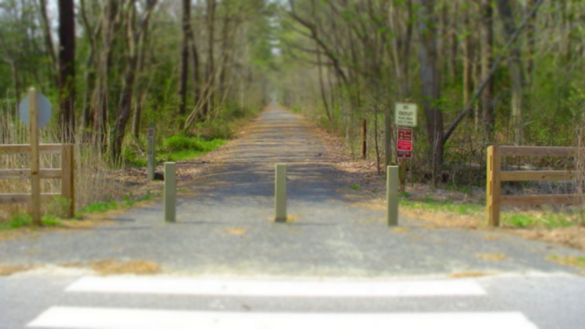  The Junction and Breakwater Trail seen from Wolfe Neck Rd. (DelDOT photo) 