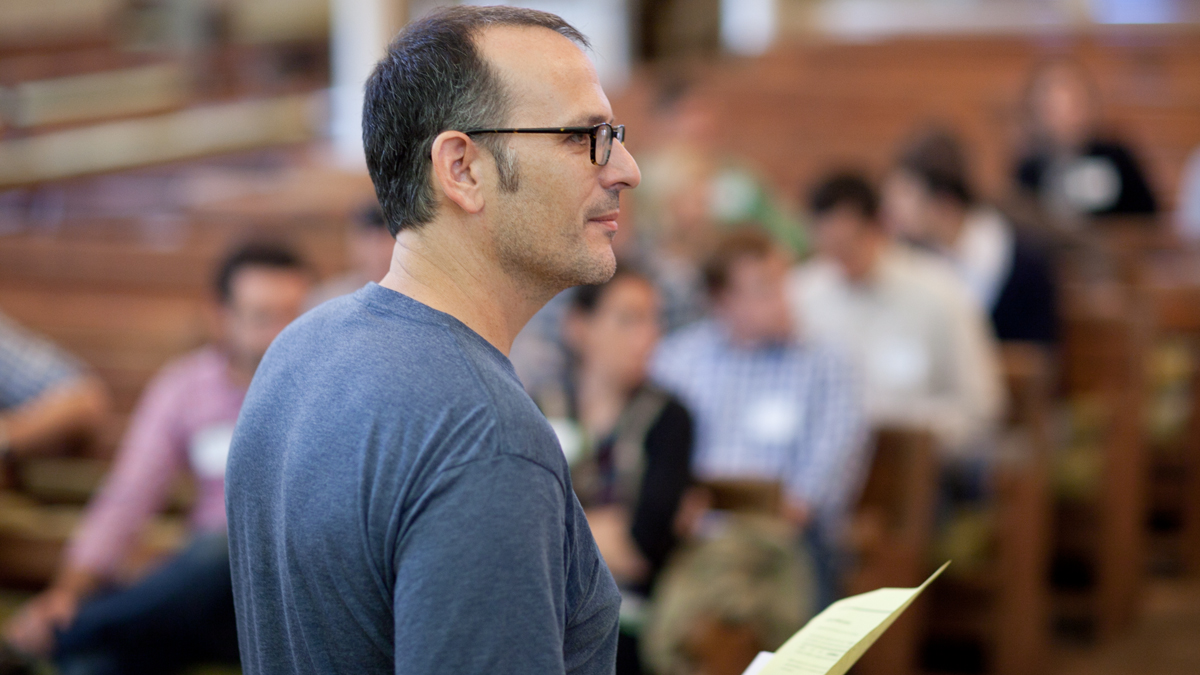  Geoff DiMasi, P'unk Avenue principal, organized this week's Junto Retreat as a place for business leaders to talk about how to make a positive impact. (Photo Courtesy of of Kevin Monko) 