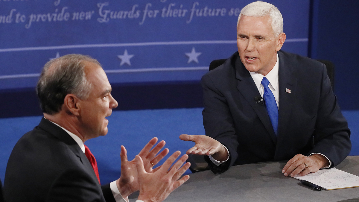 Republican vice-presidential nominee Gov. Mike Pence
