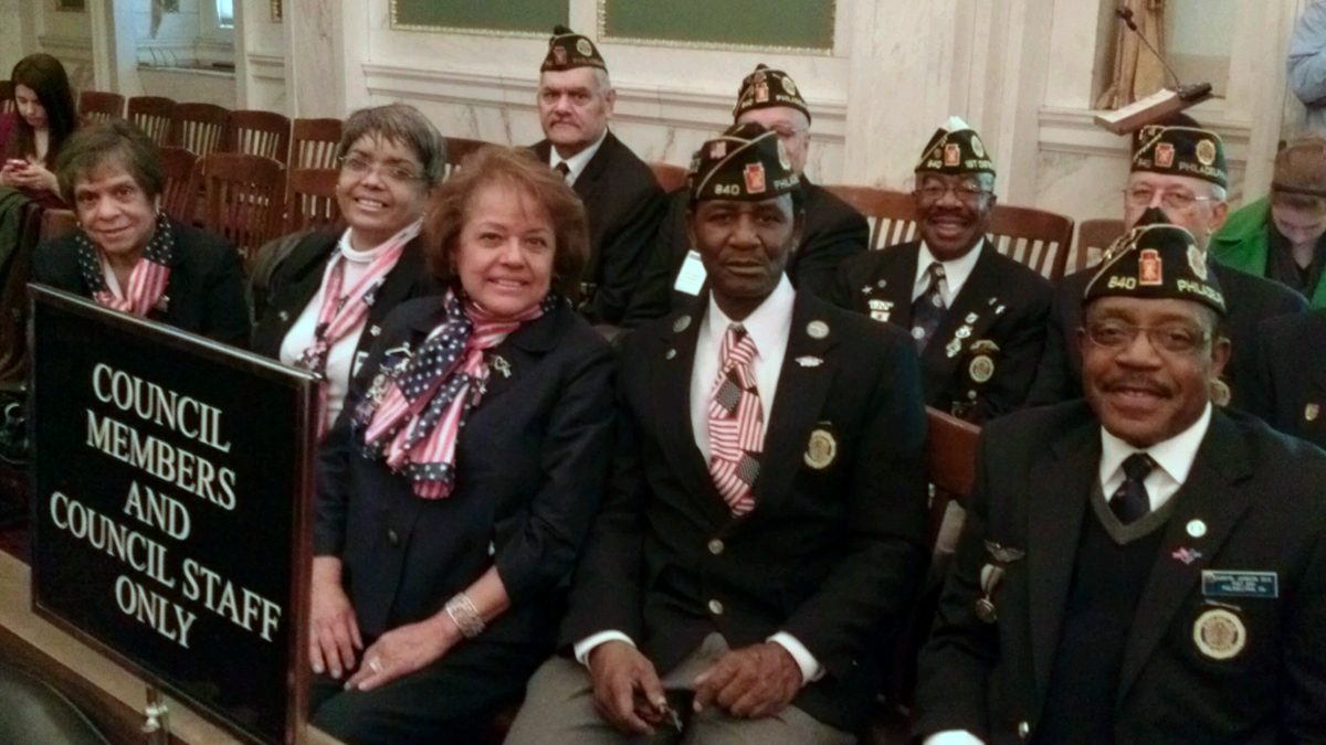  Kenneth Atwood (first row, second from right). Mr. Atwood is shown seated in Philadelphia City Council chambers. (Image courtesy of Kenneth Atwood) 