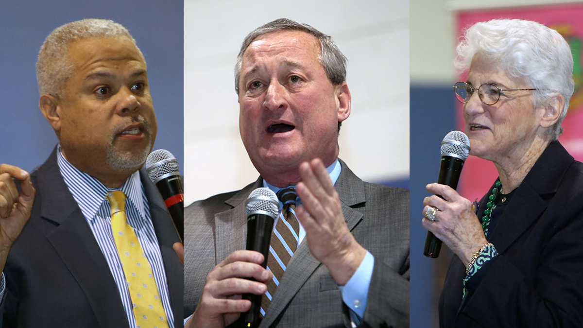 State Sen. Tony Williams, Jim Kenney and Lynne Abraham (Stephanie Aaronson/The Next Mayor) 