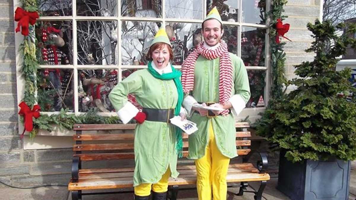  Elves on Germantown Avenue. (Courtesy of  Chestnut Hill Visitors Center) 