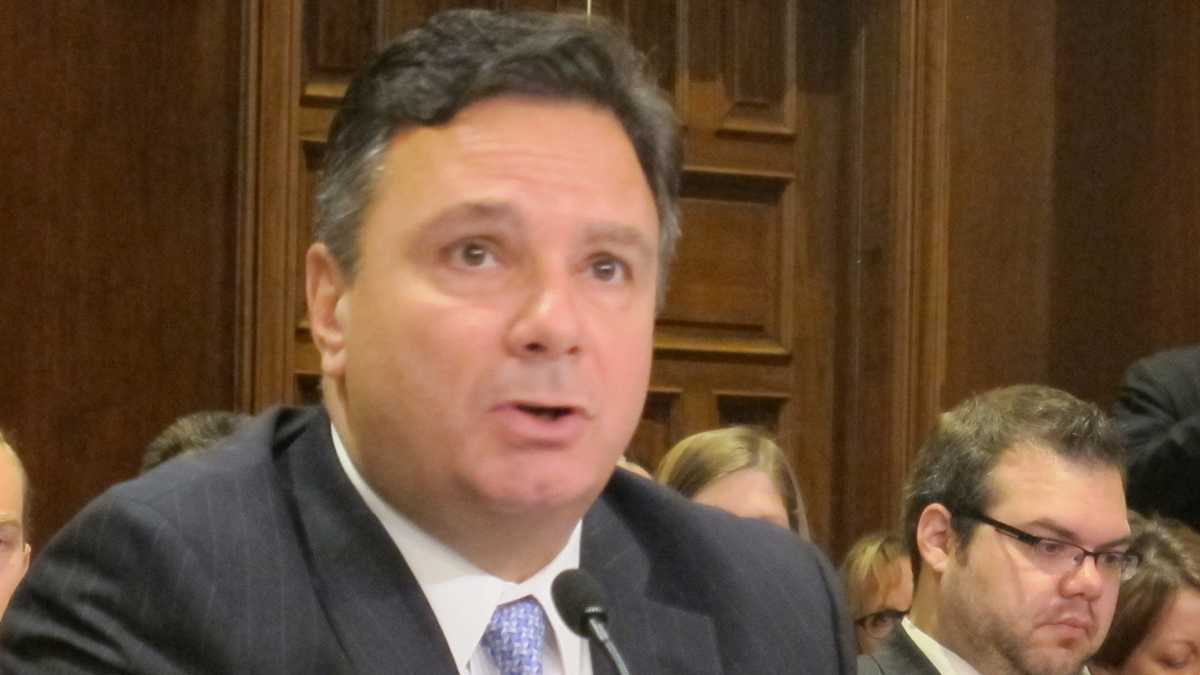  Governor Corbett's nominee, Chris Abruzzo, was confirmed as head of the DEP (Marie Cusick/for StateImpact Pennsylvania) 