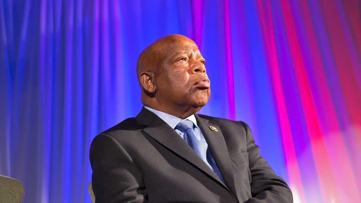 Congressman John Lewis will receive the Liberty Medal  Monday night at the National Constitution Center. (Lindsay Lazarski/WHYY)