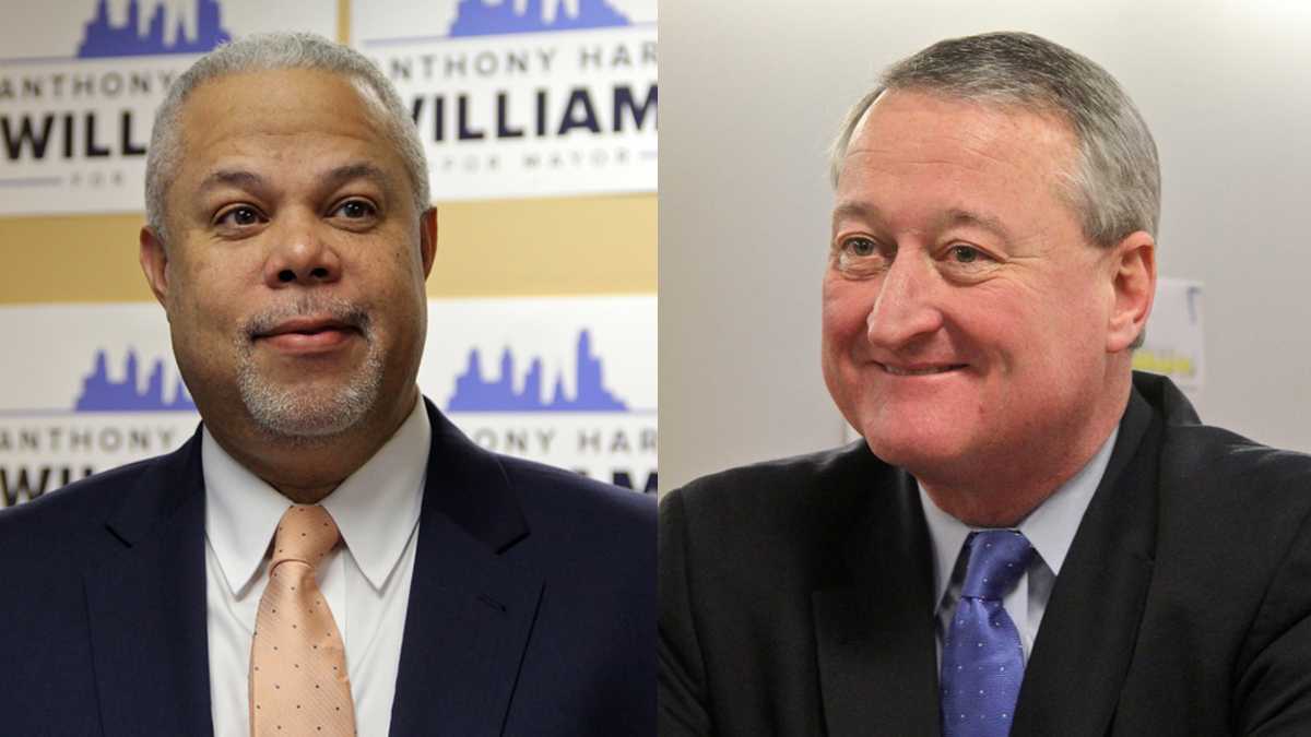 Pa. Sen. Anthony Williams (left) and Democratic candidate for Philadelphia mayor