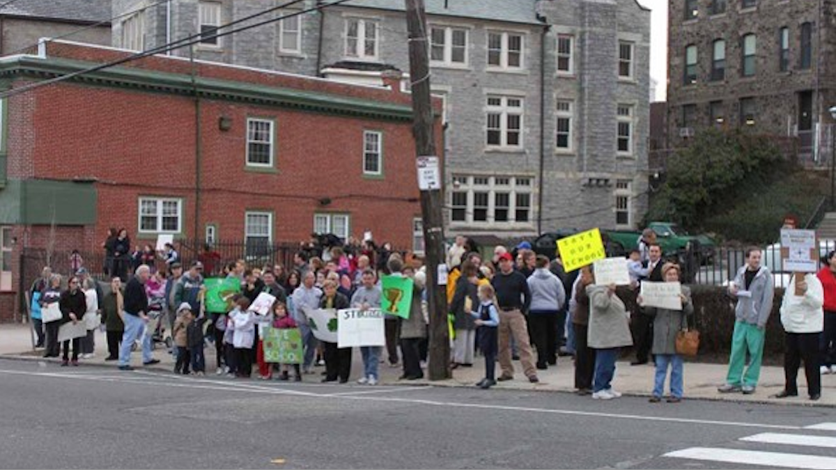  The closing of St. Bridget School was a source of contention in East Falls. (NewsWorks file art) 