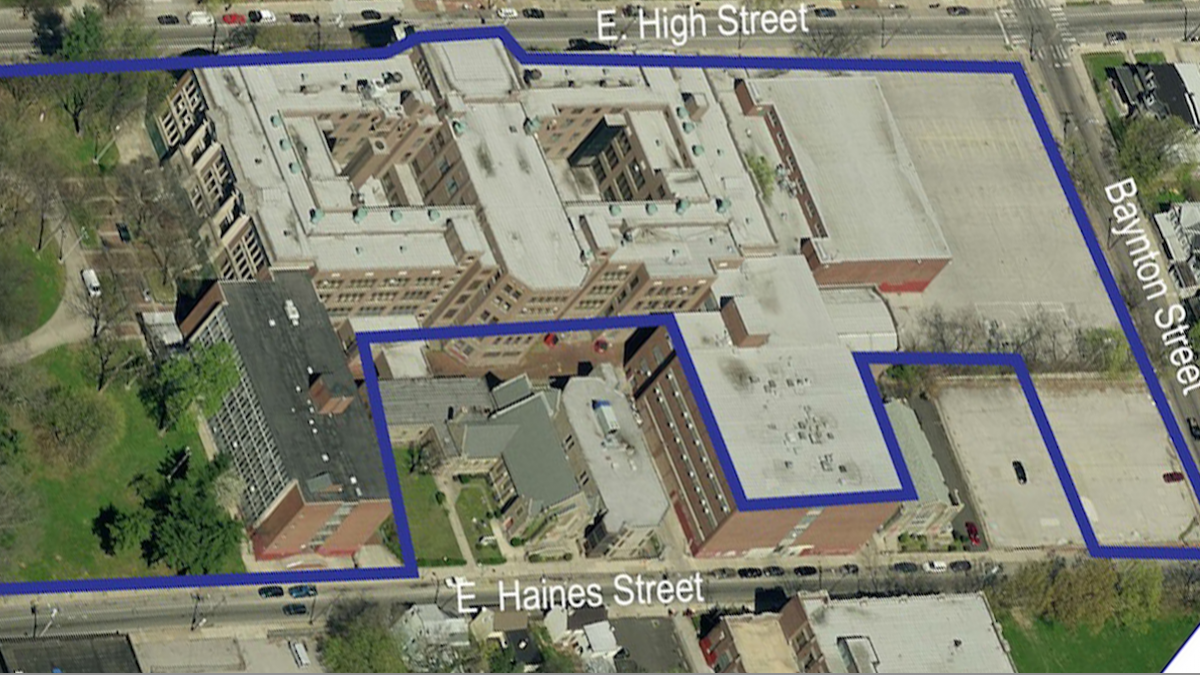  The former sites of Germantown High and Fulton Elementary schools will host open houses on Thursday. (Image courtesy of PIDC) 