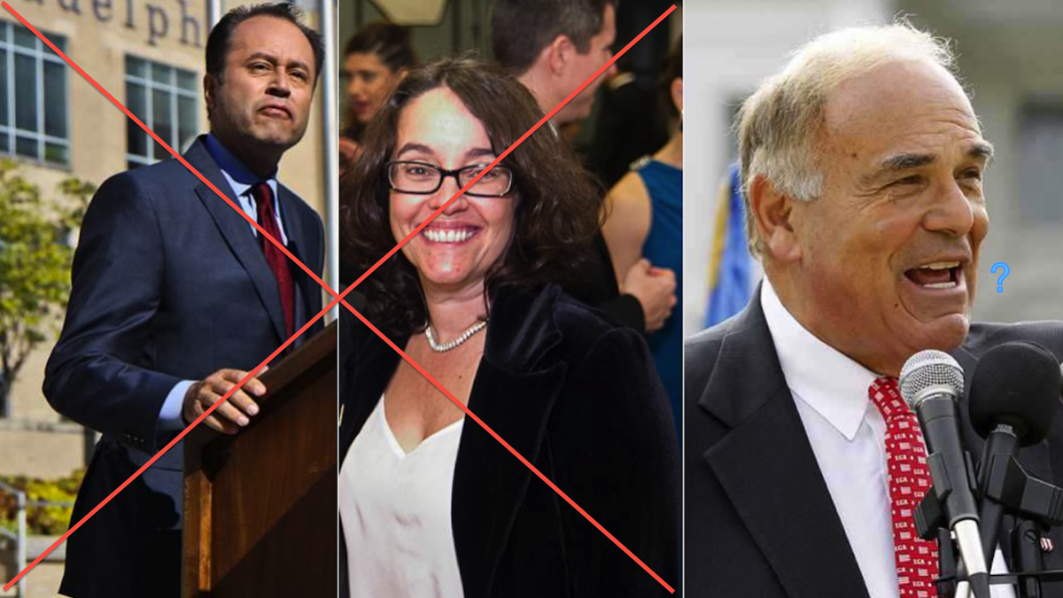  Ken Trujillo is out. Alba Martinez does not plan to run. But Ed Rendell is still in the theoretically whispered mix for a mayoral run. (NewsWorks, file art) 