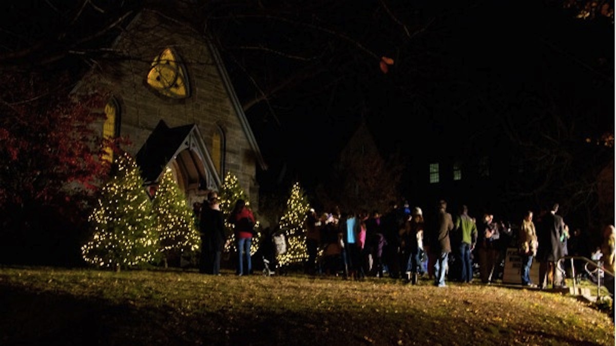  Head to the Woodmere Art Museum on Saturday for the annual tree lighting. (NewsWorks file) 
