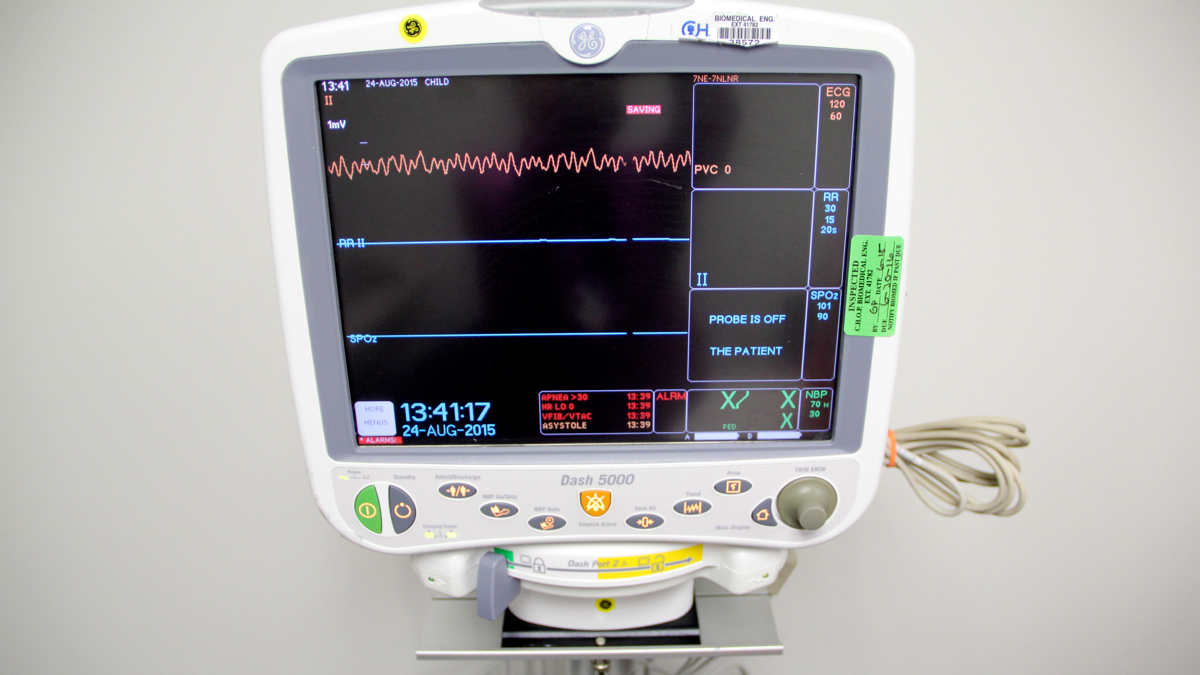 Prioritizing alarms in the monitoring of patients could decrease mistakes and stress. (Emma Lee/for WHYY)