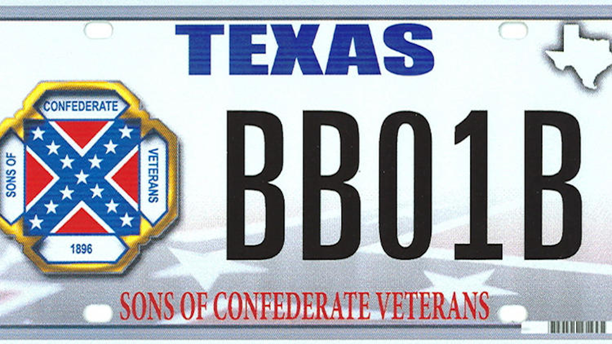  Sample license plate. (Texas Department of Motor Vehicles) 