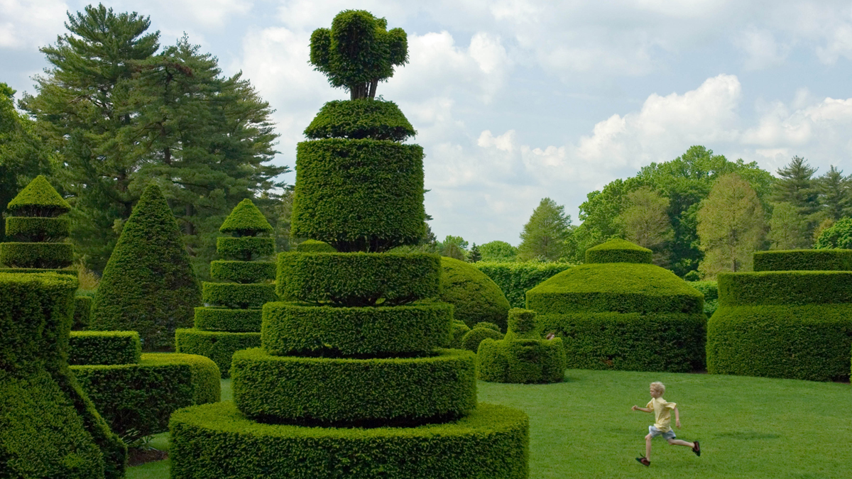  Longwood Gardens welcomes summer with the annual Fireworks and Fountains, special events and concerts, and the new Meadow Garden, opening June 13 with 3 miles of walking trails, learning pavilions, a restored farmhouse, wildflower plantings and more. (Photo courtesy of Longwood Gardens) 