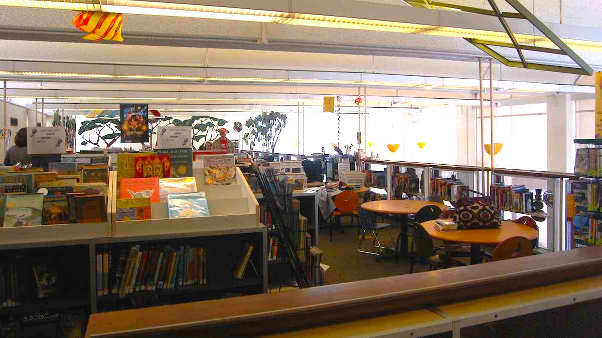  The inside of Lovett Library in Mt. Airy (Emily Brooks/for NewsWorks, file) 