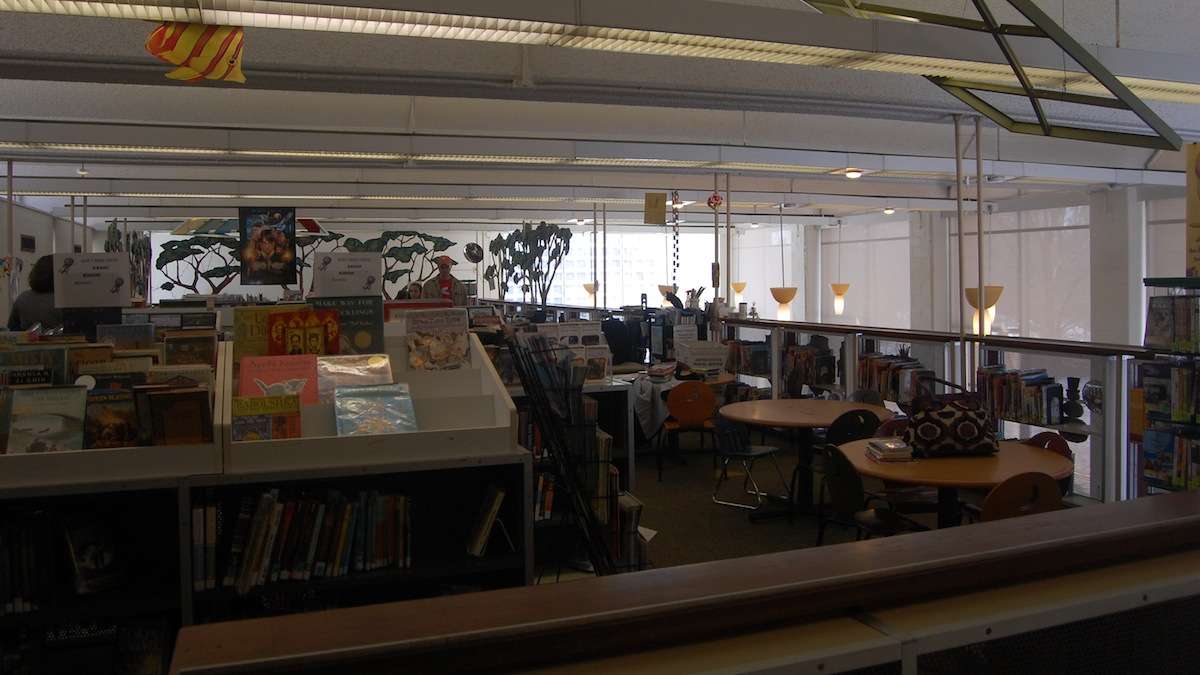  The inside of Lovett Memorial Library in Mt. Airy. (Emily Brooks/for NewsWorks, file) 