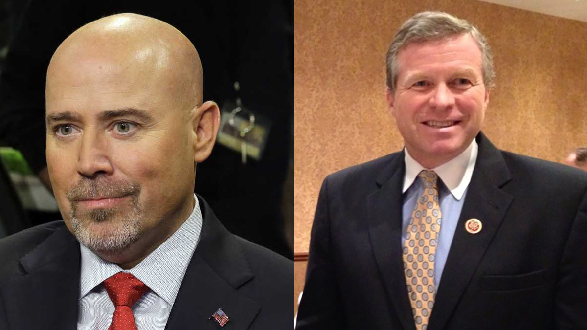 New Jersey Congressman Tom MacArthur  on the left (AP Photo/Mel Evans