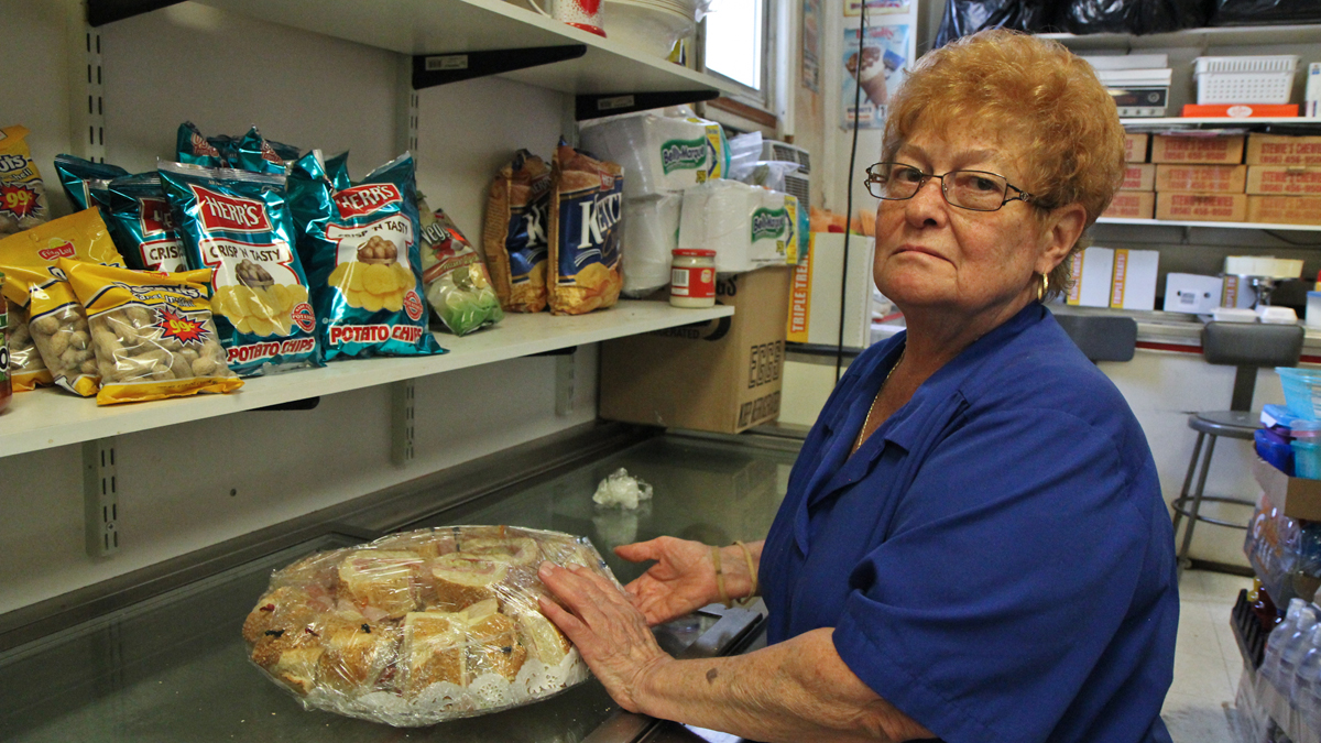 Marie Buck is shown in this 2013 photo at her bodega