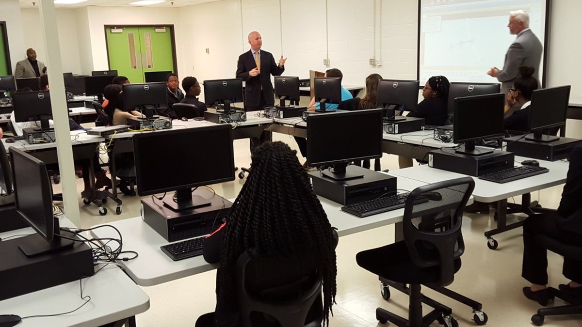  Gov. Markell discusses increased funding for the Pathways to Prosperity program. (photo courtesy Governor's office) 