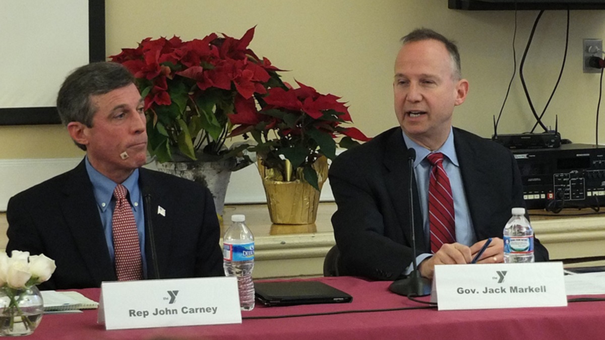  Delaware Governor Jack Markell speaks at a diabetes event hosted at the YMCA earlier this month.(photo courtesy Governor Markell's office) 