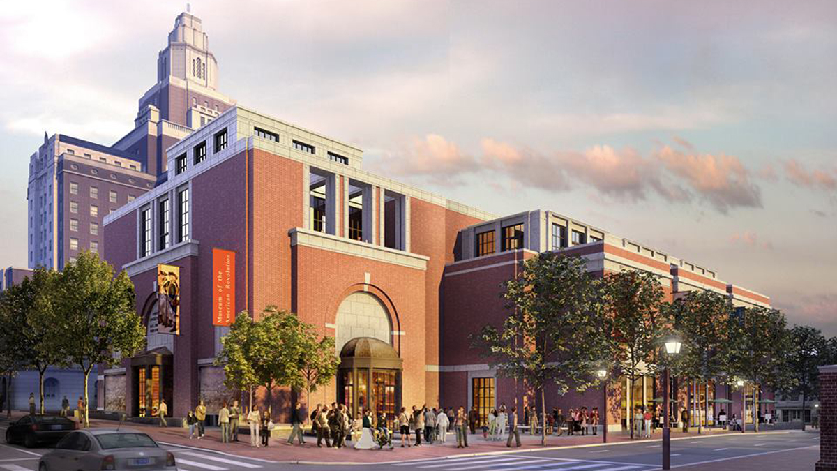  Rendering courtesy of the Museum of the American Revolution 