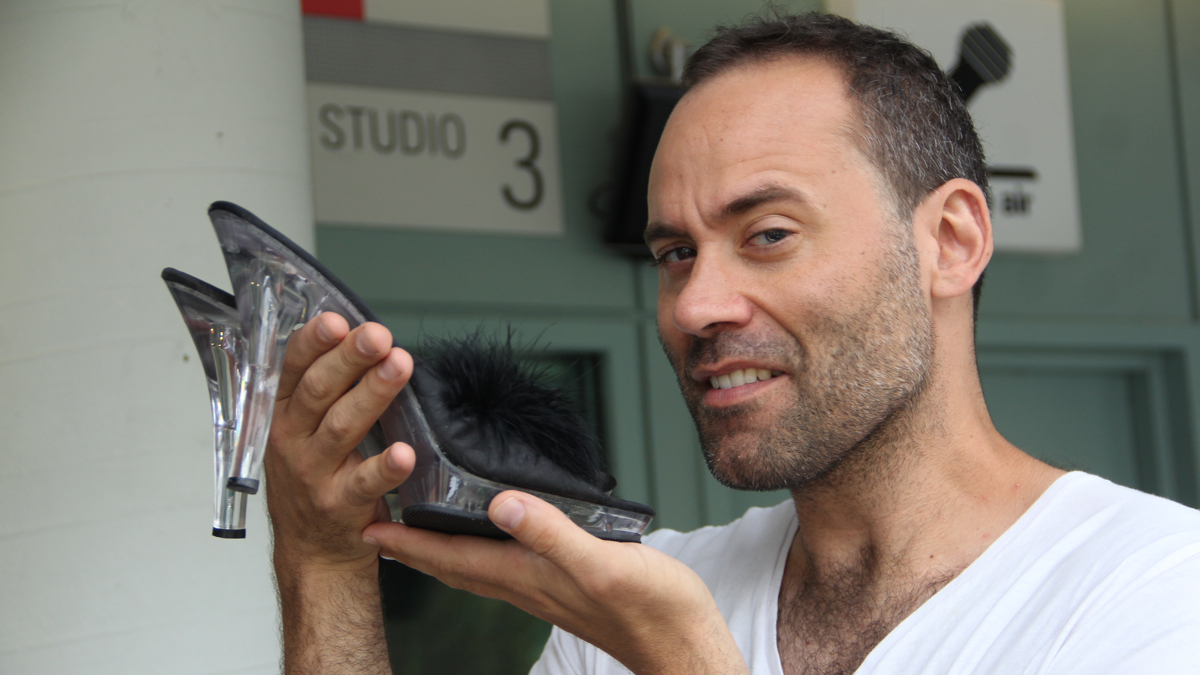  Dito van Reigersberg is Martha Graham Cracker. (Emma Lee/WHYY) 
