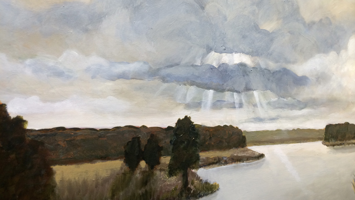  (Painting: Moody Afternoon by George Martz) 