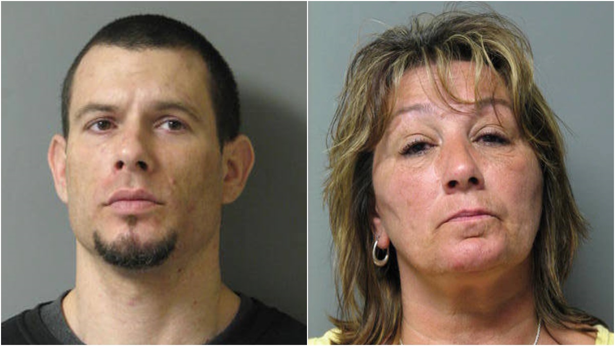  Eric Marine and Susan Trudeau are accused of operating a meth lab inside an apartment in Rehoboth. (photo courtesy State PD) 