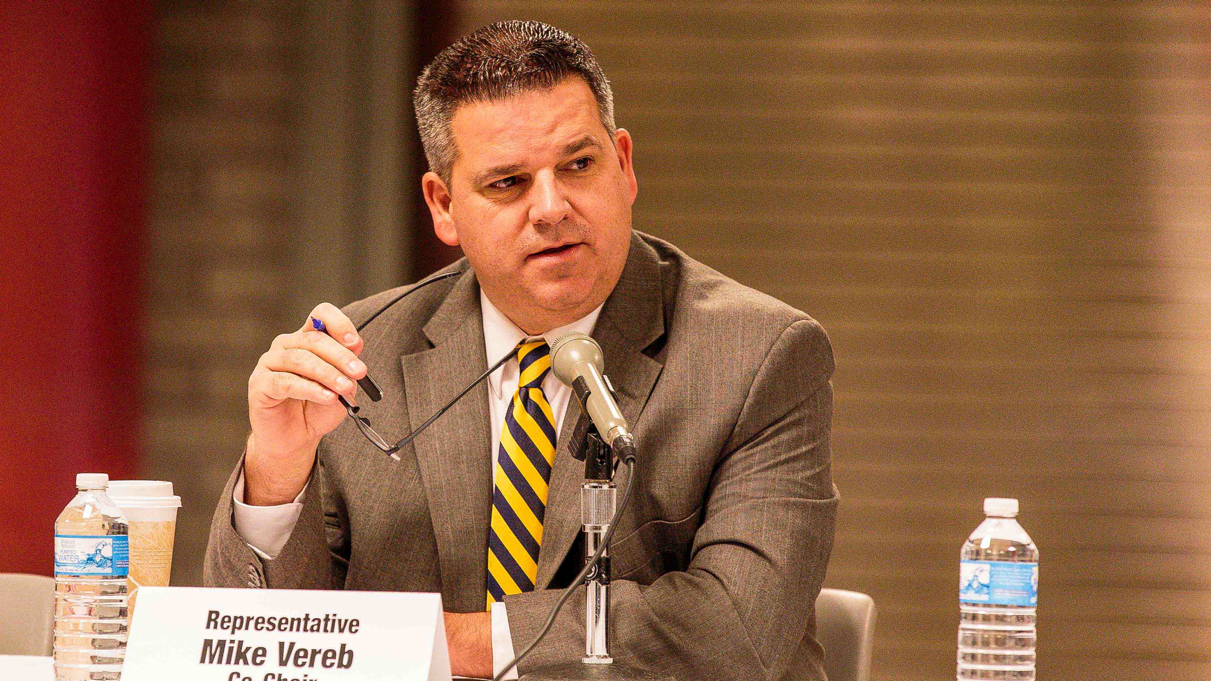  Pennsylvania Rep. Mike Vereb says he will not seek re-election for family reasons, but it appears some conservative Republicans were ready to usher him out the door. (Jack Dugan/for NewsWorks) 