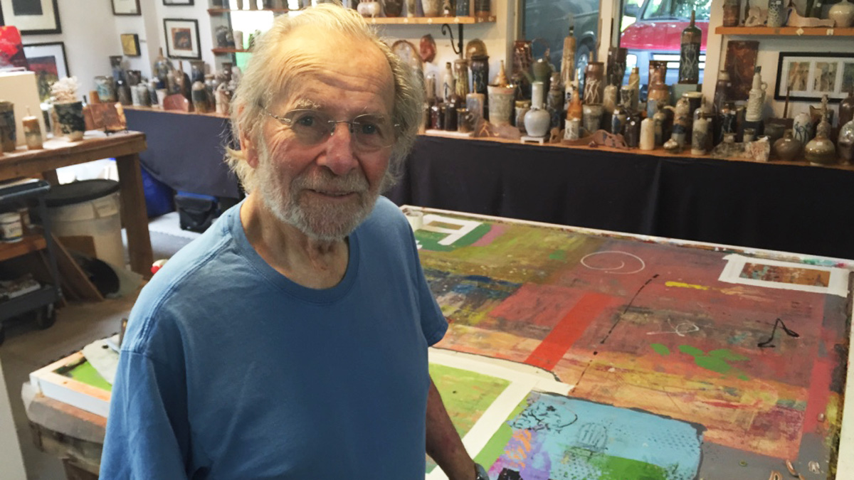  Artist Mitch Lyons (Brian Drouin/NewsWorks0 