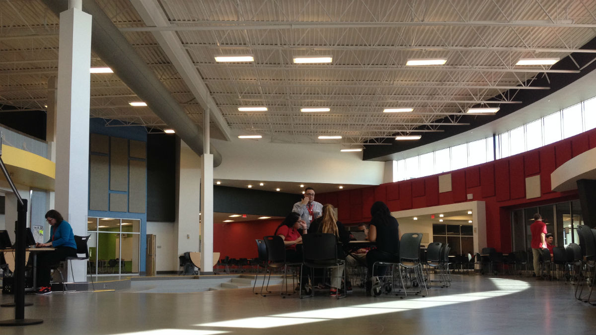 MOT Charter High School in Middletown features large