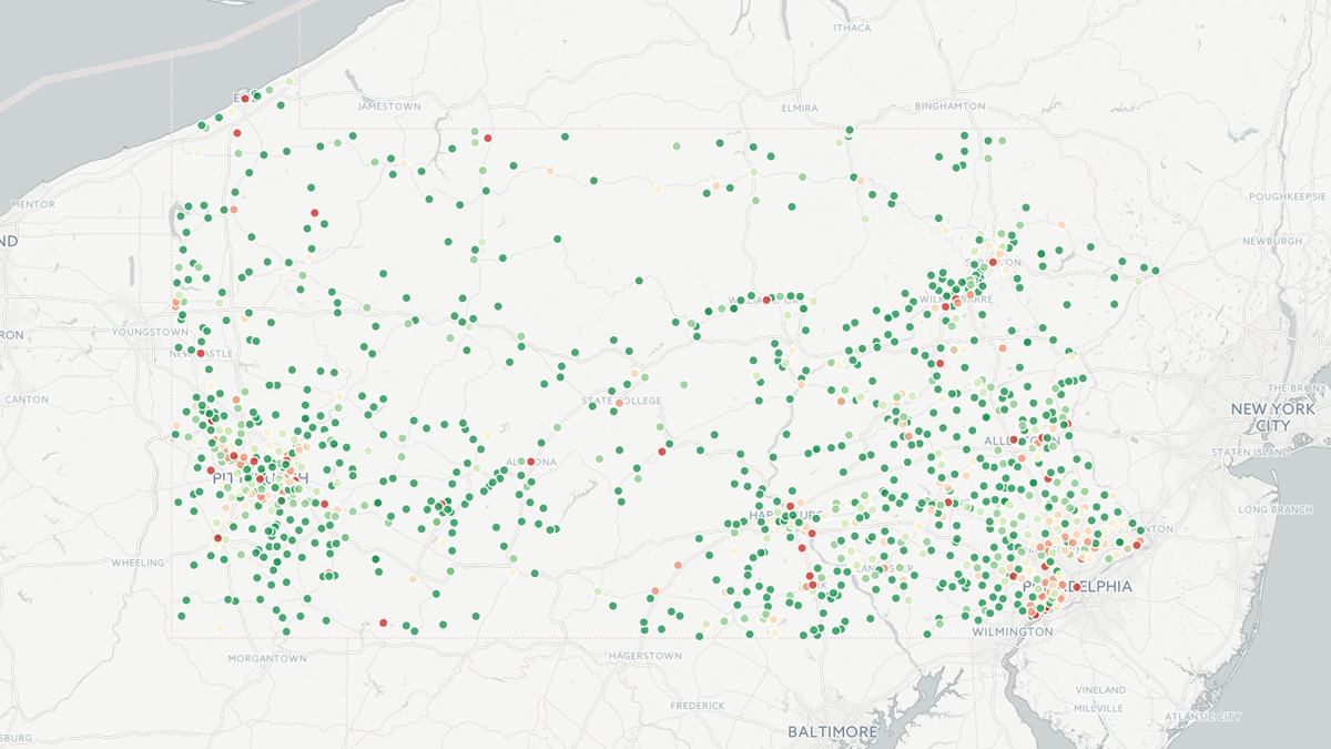  Editors note: In the map, unfunded actuarial liabilities are listed as $0 for retirement systems projected to have more than enough money to pay pensions to retirees and vested workers. 