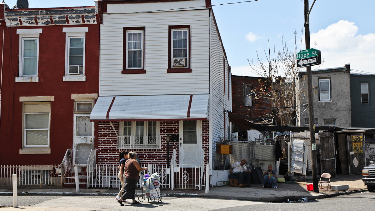 The 2900 block of Hope Street in North Philadelphia (WHYY, file)