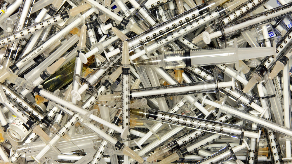  Pennsylvania patients whose treatments include self-injections can dispose of their hypodermic needles in the regular trash after packaging in a sealed plastic container.(<a href=