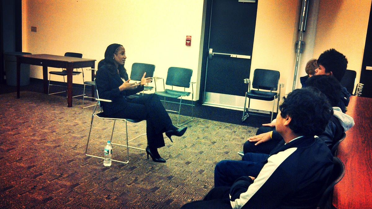  Raised in extreme poverty, attorney Nikki Johnson-Huston hopes to affect policy change. (Amanda Staller/for NewsWorks) 