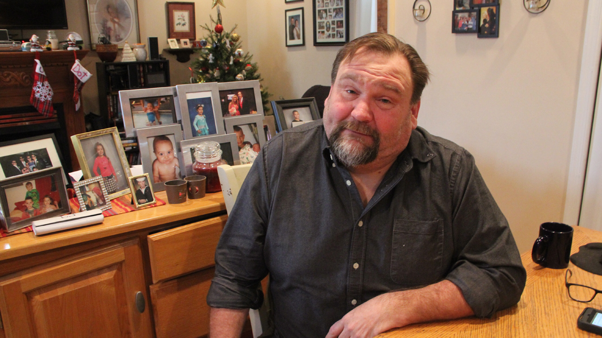  Comedian Jimmy Graham fights addiction with laughter, ''God's Prozac.'' He is helping raise money for struggling addicts and their families with a standup comedy night in Pitman, New Jersey. (Emma Lee/WHYY)  