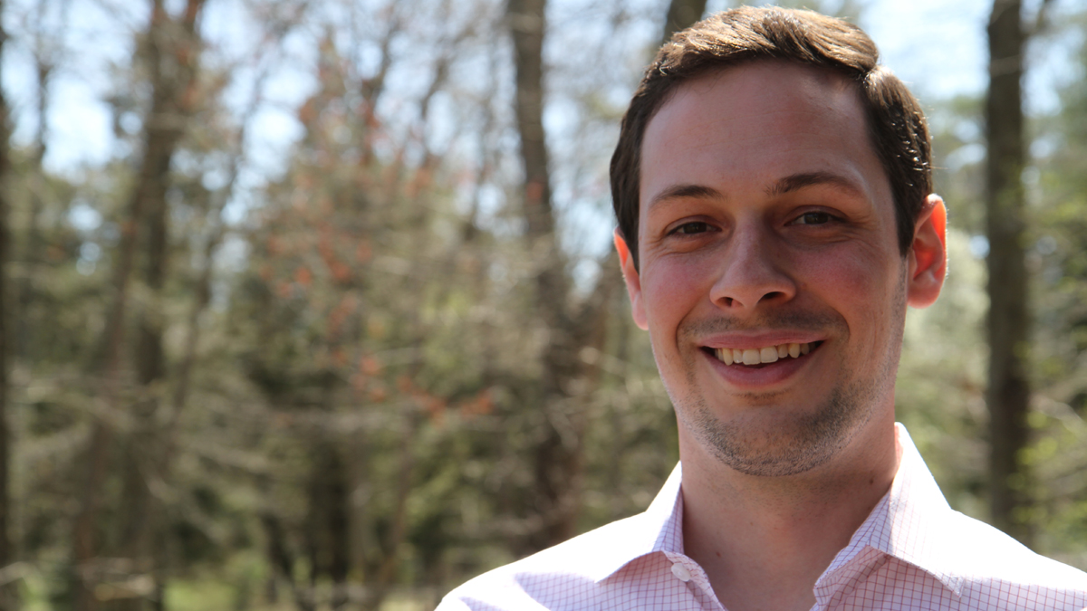  Dave Cole is one of the Democratic candidates for New Jersey 2nd Congressional district. (Joe Hernandez/WHYY) 