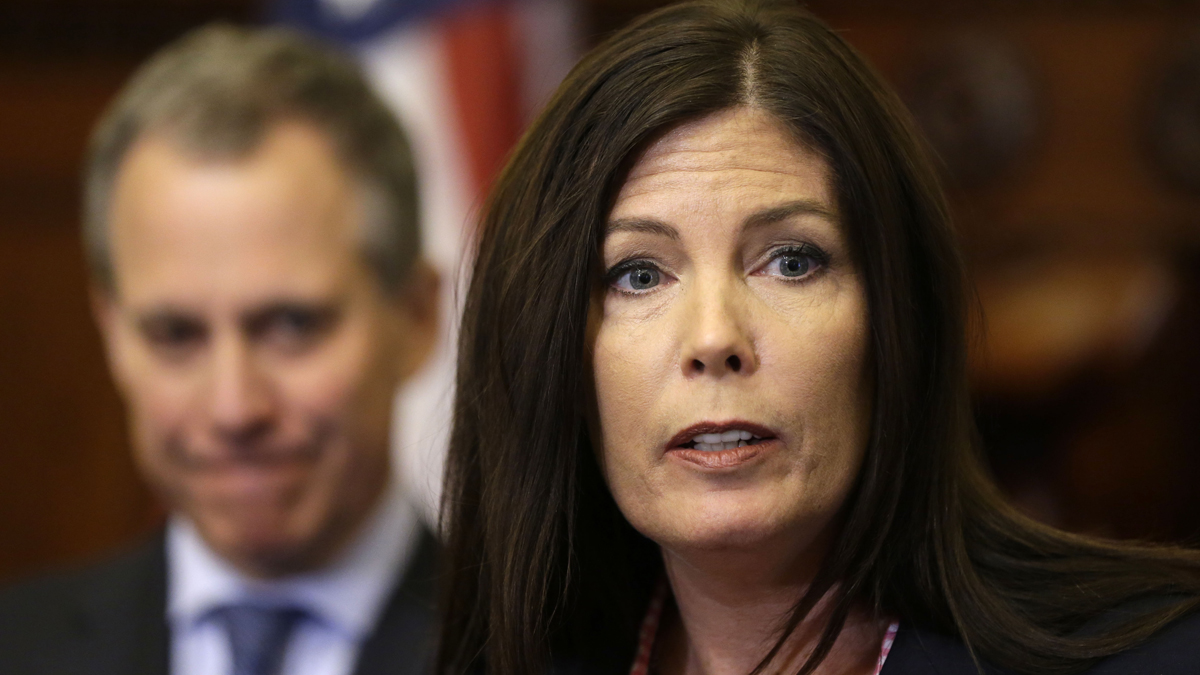  Pennsylvania Attorney General Kathleen Kane speaks. (Matt Rourke/AP Photo) 