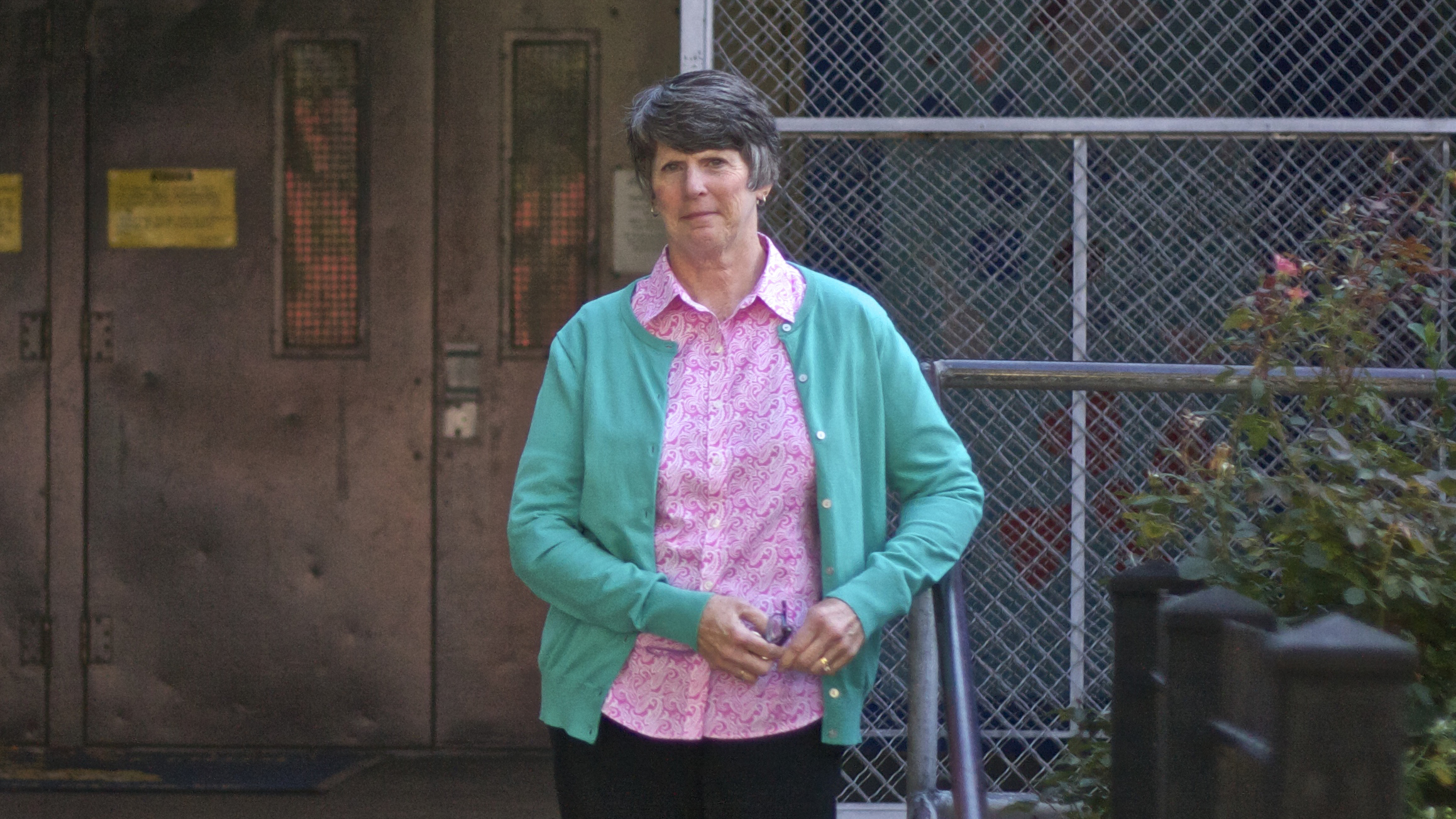  Helen Kelly is a nurse at McKinley Elementary School in North Philadelphia. (Kyrie Greenberg for NewsWorks) 