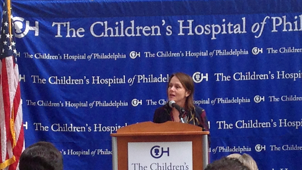  Kathleen Noonan, co-director of CHOP's PolicyLab, said that while there are few alternatives to drugs available to foster kids, prescribers may have over-relied on them. (Katie Hiler/for NewsWorks) 