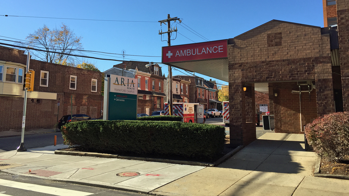  The area around Aria Health Frankford had high numbers of domestic violence in a recent survey. (Maiken Scott/WHYY) 