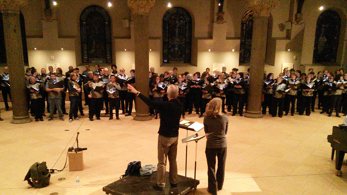  The Mendelssohn Club during a rehearsal of 