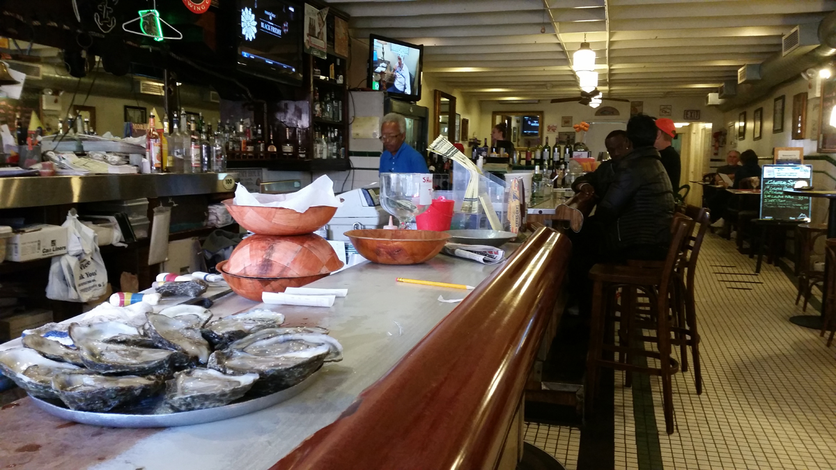  Same as it ever was, Snockey's has changed locations a few times, but changed little over 103 years. (Peter Crimmins/WHYY) 