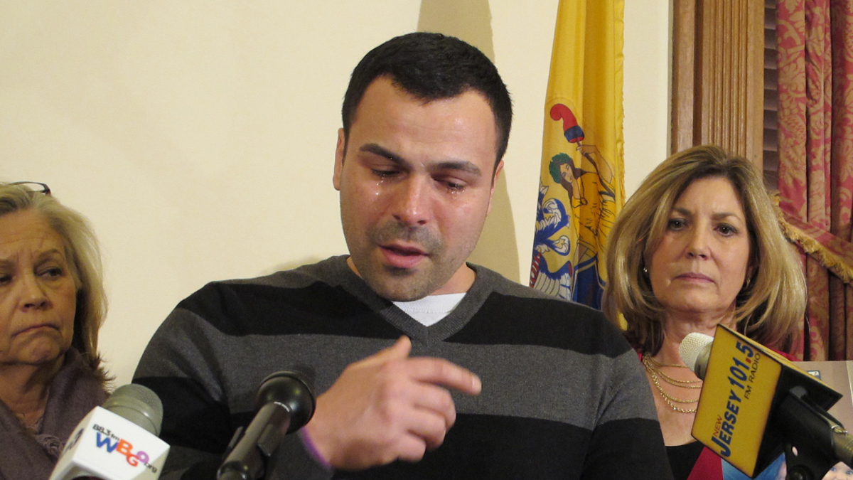  Hopatcong, N.J. resident Phil Joana says a strain of medical marijuana could have saved his daughter's life (Phil Gregory/WHYY) 