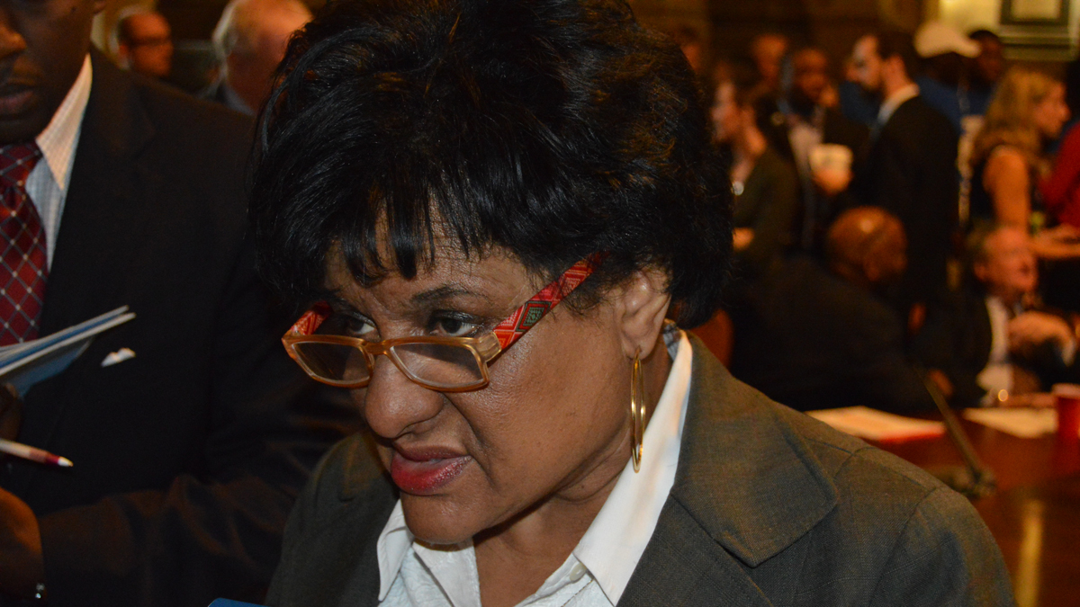  Philadelphia City Councilwoman Jannie Blackwell. (Tom MacDonald/WHYY) 