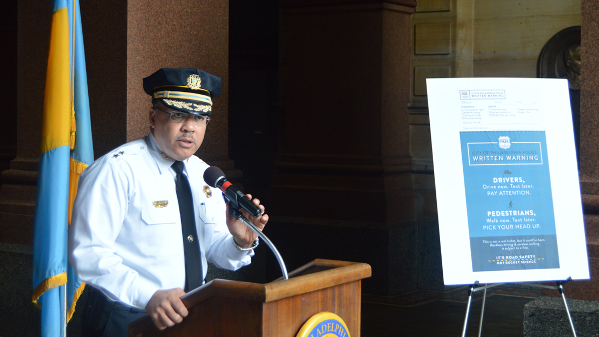 Kevin Bethel, a retired Philadelphia Police officer and the District’s Chief of School Safety (Tom MacDonald/WHYY)