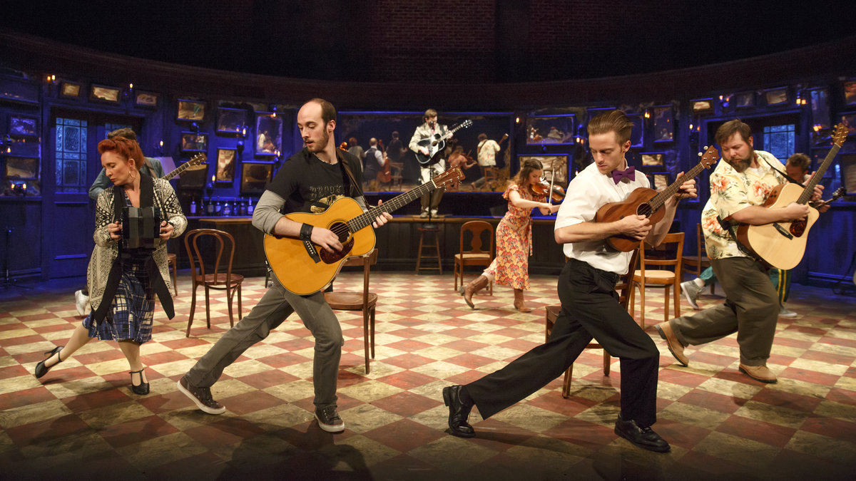  A part of the ensemble in the national tour of 